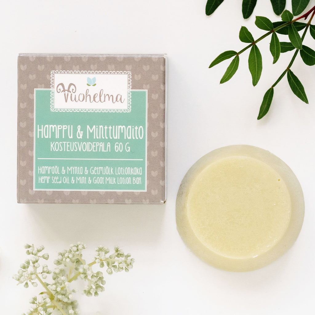 Kosteusvoidepala Hamppu & Minttumaito 60 g