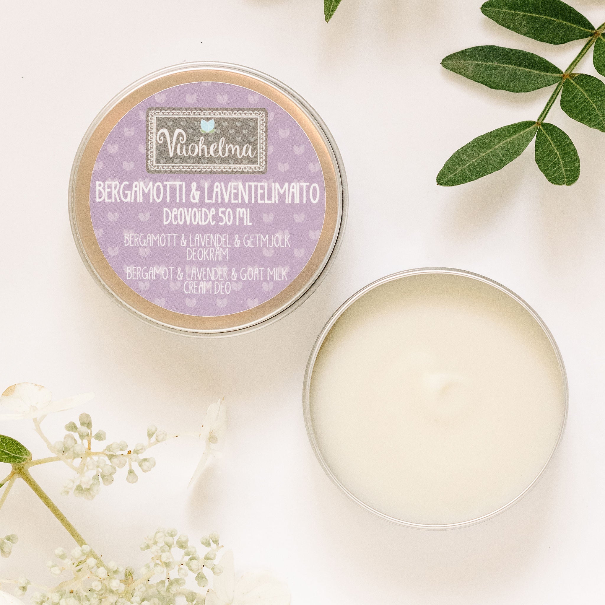 Deovoide Bergamotti & Laventelimaito 50 ml