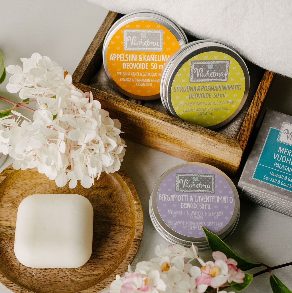 Suolasaippua 80 g ja deovoide 50 ml setti