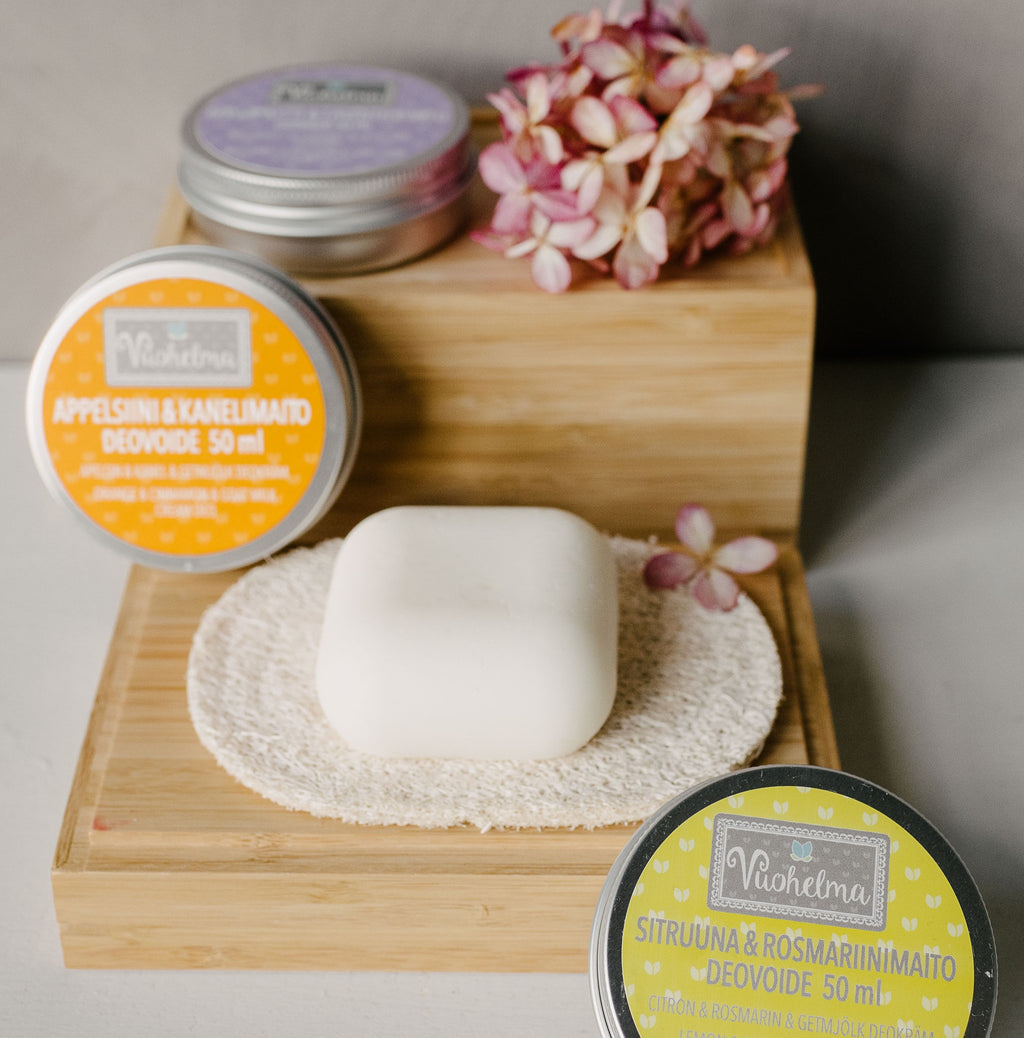 Suolasaippua 80 g ja deovoide 50 ml setti